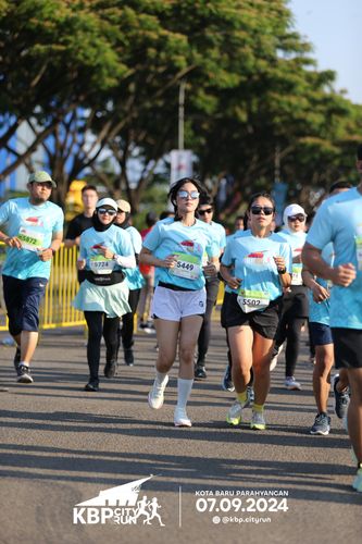 Race photo from KBP City Run 2024