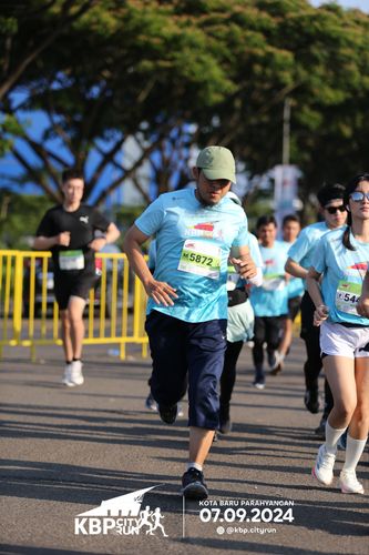 Race photo from KBP City Run 2024