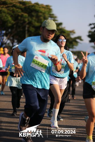 Race photo from KBP City Run 2024