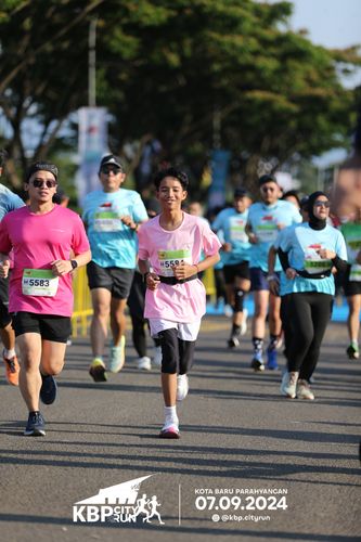 Race photo from KBP City Run 2024