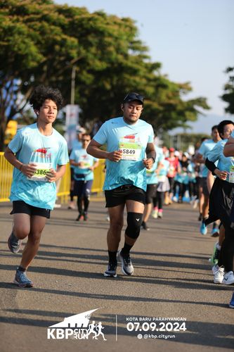 Race photo from KBP City Run 2024