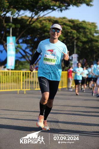 Race photo from KBP City Run 2024