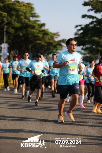 Race photo from KBP City Run 2024