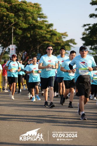 Race photo from KBP City Run 2024