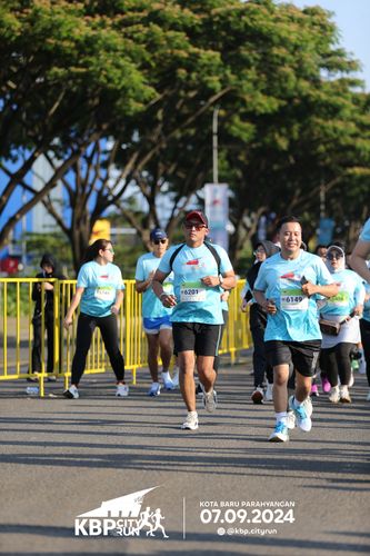Race photo from KBP City Run 2024