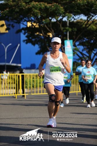 Race photo from KBP City Run 2024