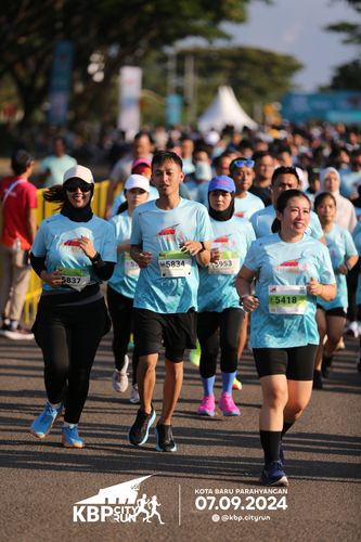 Race photo from KBP City Run 2024