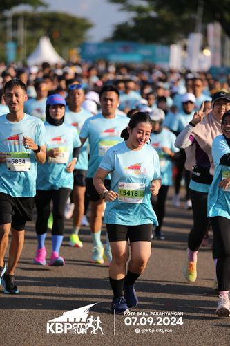 Race photo from KBP City Run 2024