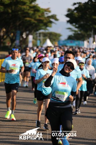 Race photo from KBP City Run 2024