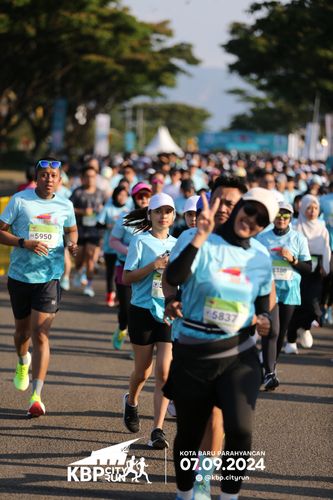 Race photo from KBP City Run 2024