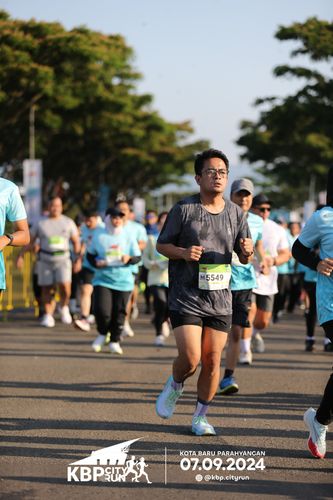 Race photo from KBP City Run 2024