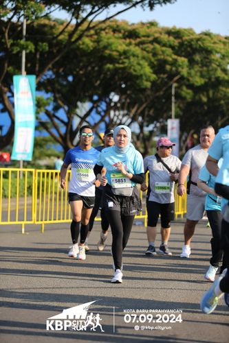 Race photo from KBP City Run 2024