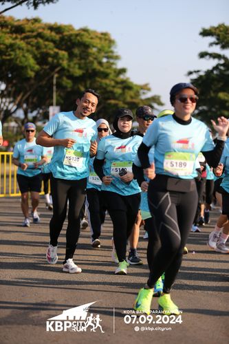 Race photo from KBP City Run 2024