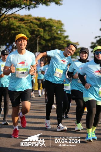 Race photo from KBP City Run 2024