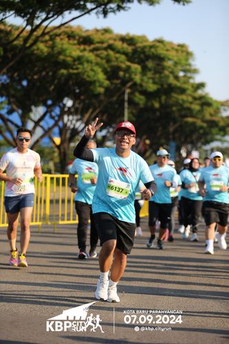 Race photo from KBP City Run 2024
