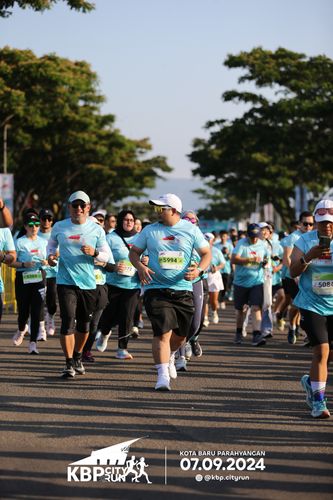 Race photo from KBP City Run 2024