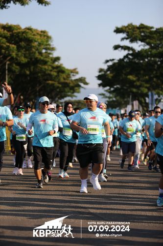 Race photo from KBP City Run 2024
