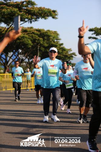 Race photo from KBP City Run 2024