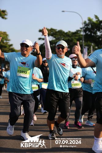 Race photo from KBP City Run 2024