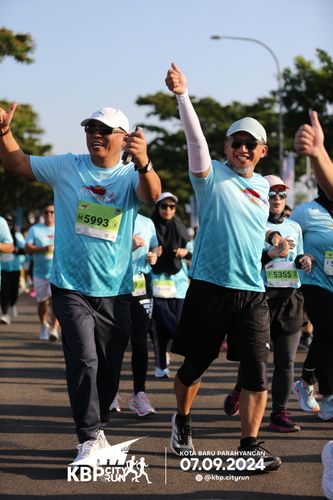 Race photo from KBP City Run 2024