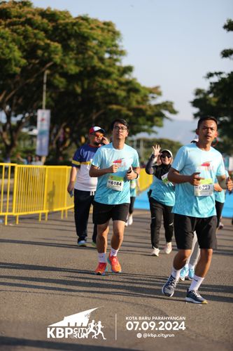 Race photo from KBP City Run 2024
