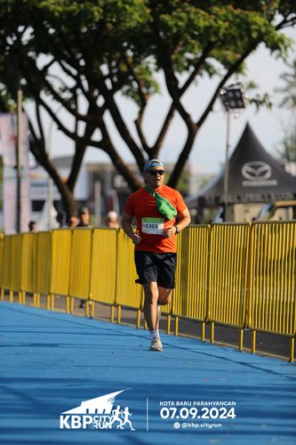 Race photo from KBP City Run 2024