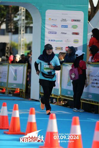 Race photo from KBP City Run 2024