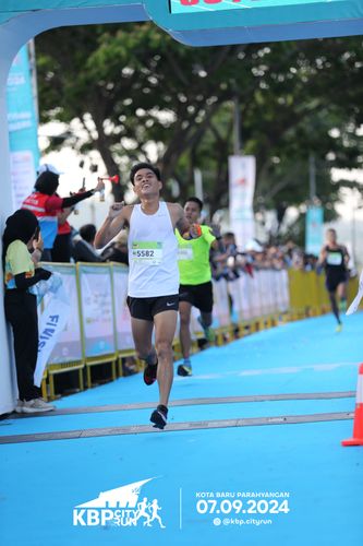Race photo from KBP City Run 2024