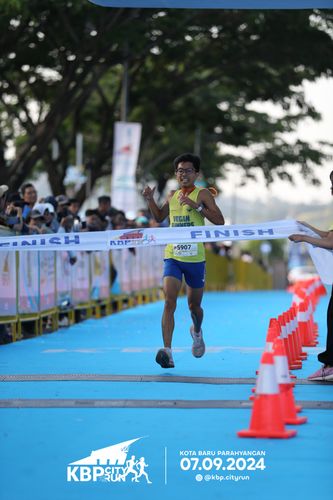 Race photo from KBP City Run 2024
