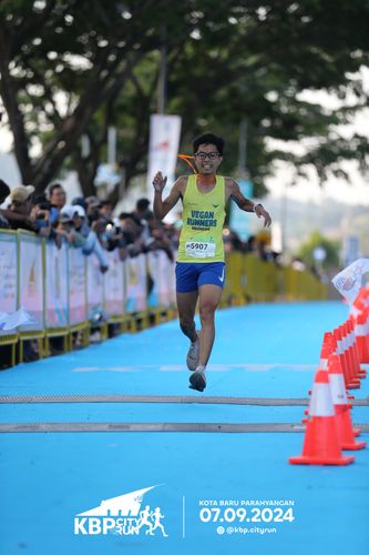 Race photo from KBP City Run 2024