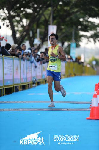 Race photo from KBP City Run 2024