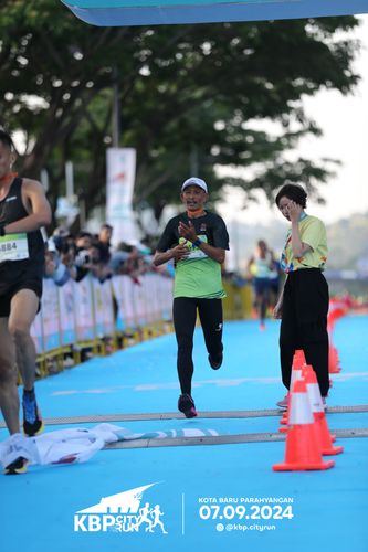 Race photo from KBP City Run 2024