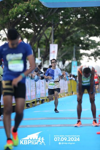 Race photo from KBP City Run 2024