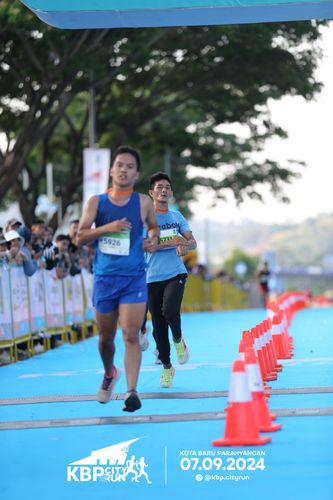 Race photo from KBP City Run 2024