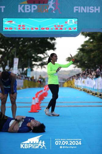 Race photo from KBP City Run 2024
