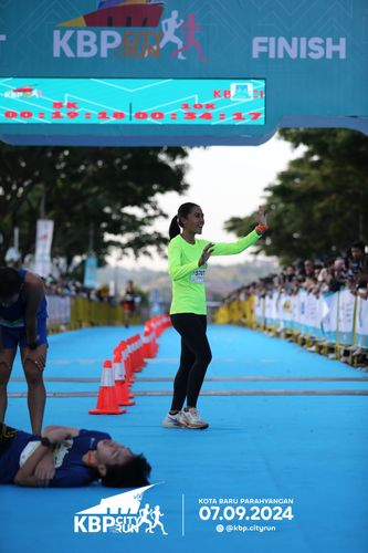Race photo from KBP City Run 2024