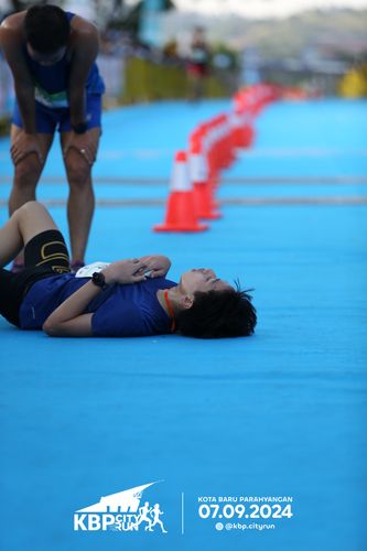 Race photo from KBP City Run 2024