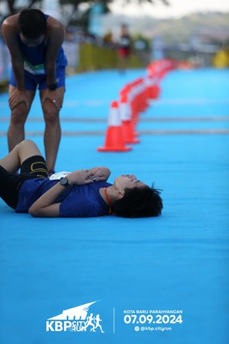 Race photo from KBP City Run 2024