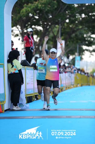 Race photo from KBP City Run 2024