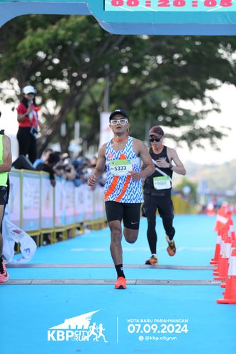 Race photo from KBP City Run 2024