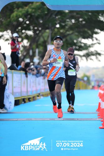 Race photo from KBP City Run 2024