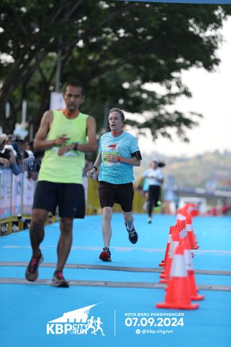 Race photo from KBP City Run 2024