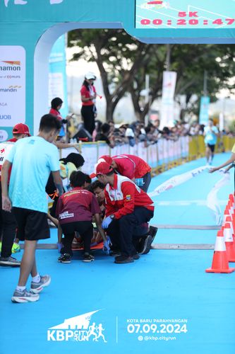 Race photo from KBP City Run 2024