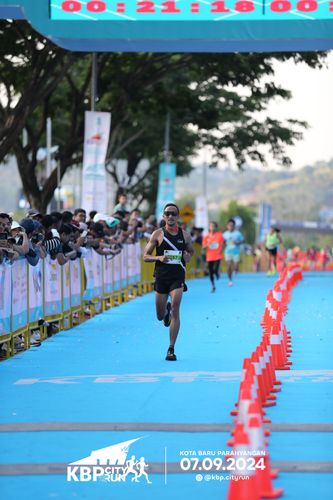 Race photo from KBP City Run 2024