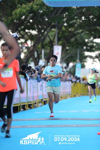 Race photo from KBP City Run 2024