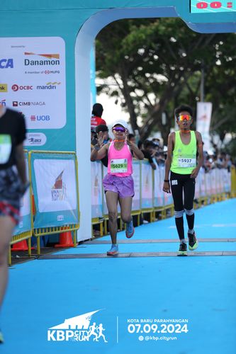 Race photo from KBP City Run 2024