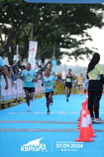 Race photo from KBP City Run 2024