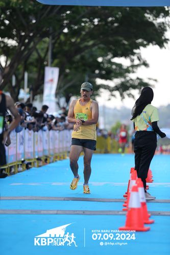 Race photo from KBP City Run 2024