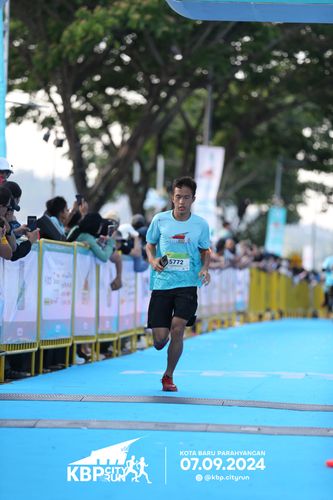 Race photo from KBP City Run 2024