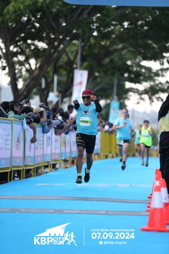 Race photo from KBP City Run 2024